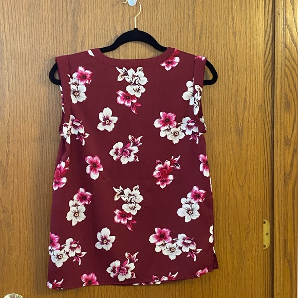 NWOT Ann Taylor Petite Floral Blouse - Picture 3 of 5